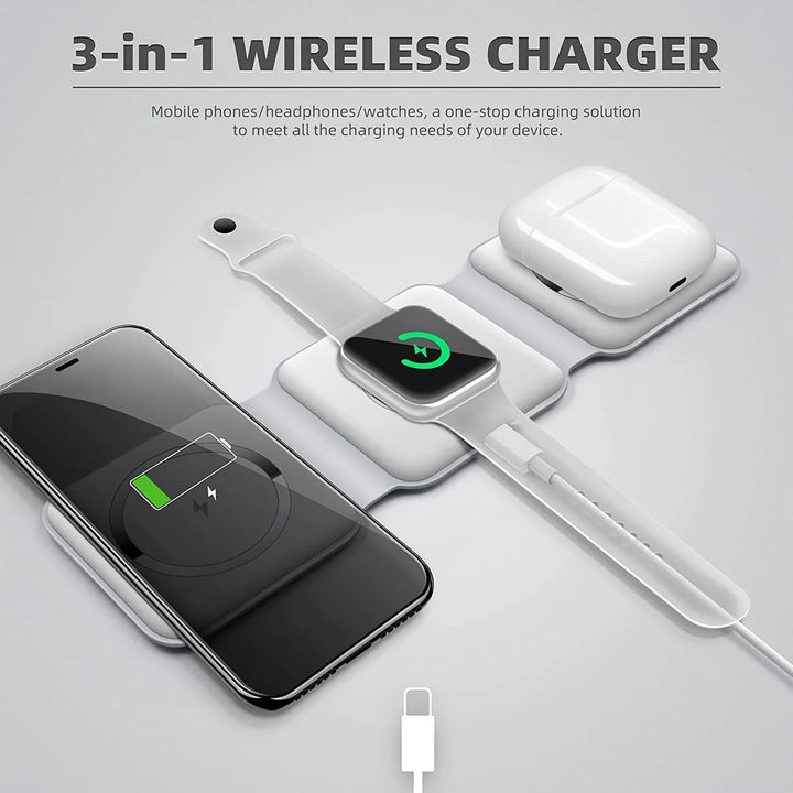 3-in-1 Wireless Charging Pad - HZ TANOLI LLC