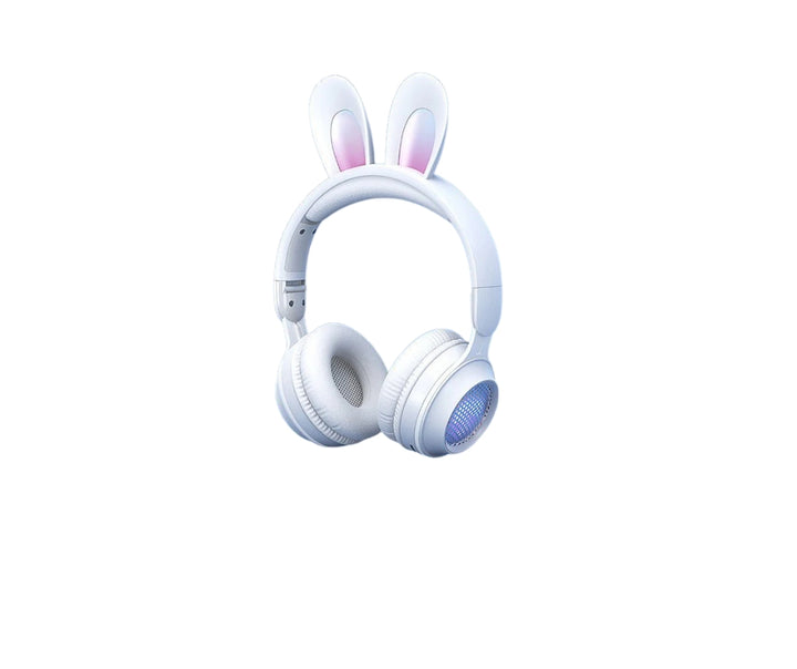 Rabbit Ear Headphones Wireless Luminous Extendable Wheat Headphones - HZ TANOLI LLC