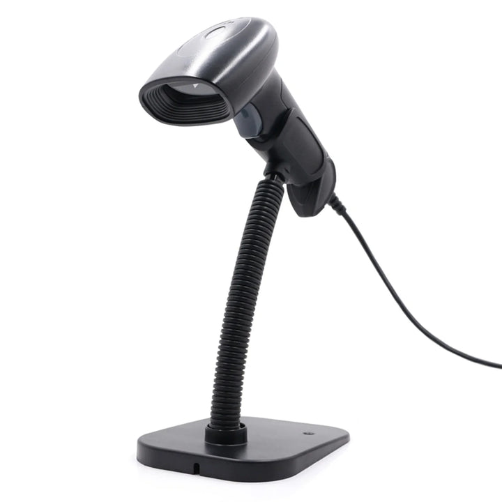 Barcode Scanner USB Connection Wired 1D 2D Barcode Scanning Reader with Stand for Market Warehouse Library - HZ TANOLI LLC