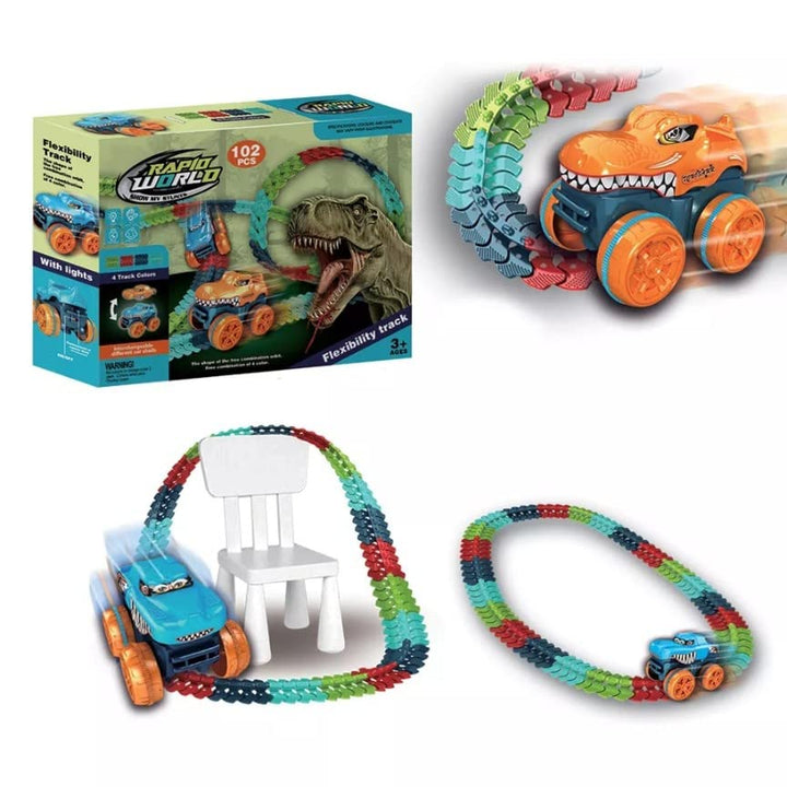 Car Track Set For Kids 102 Pcs. - HZ TANOLI LLC