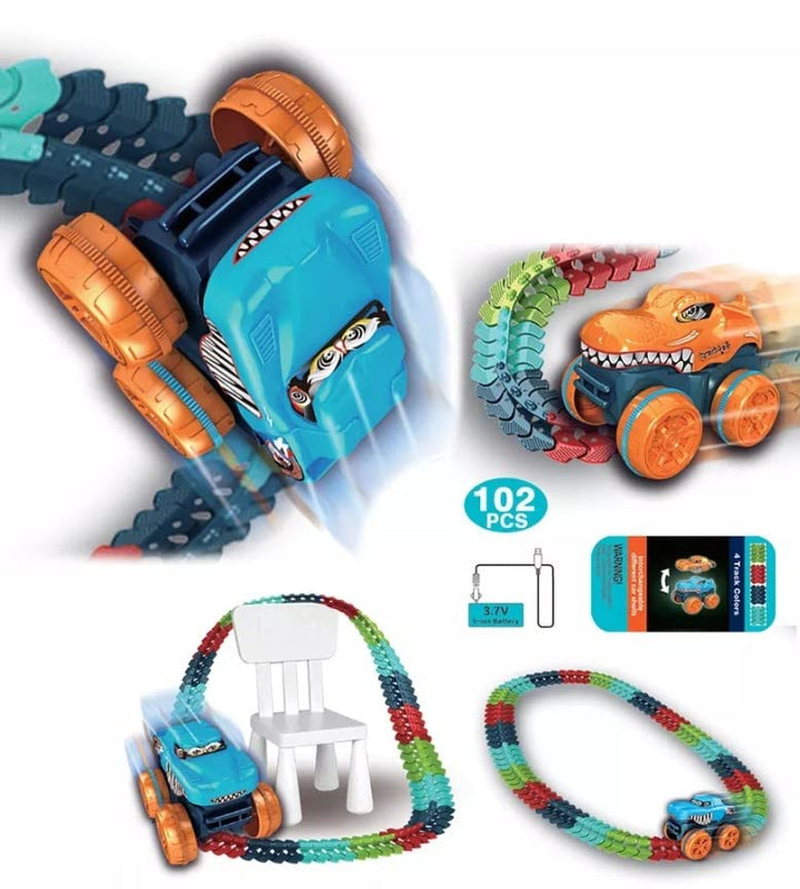 Car Track Set For Kids 102 Pcs. - HZ TANOLI LLC