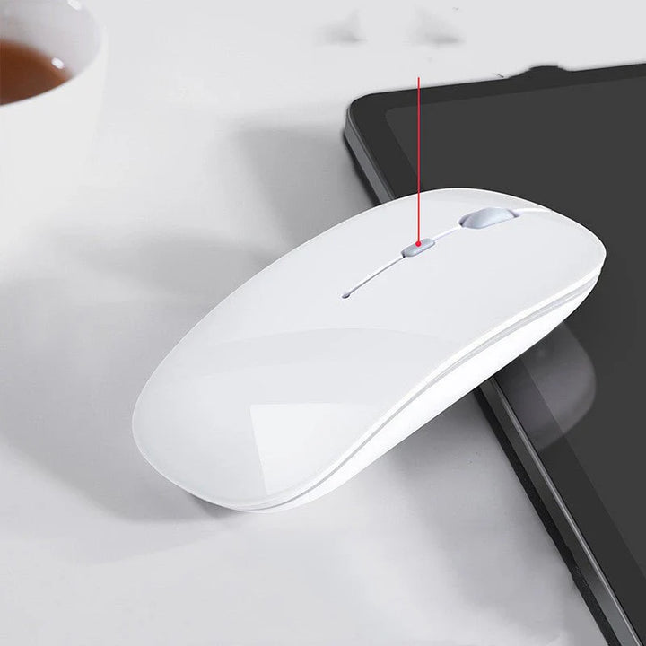 Compatible with Apple, Ipad Wireless Bluetooth Mouse For Rechargeable Laptop - HZ TANOLI LLC