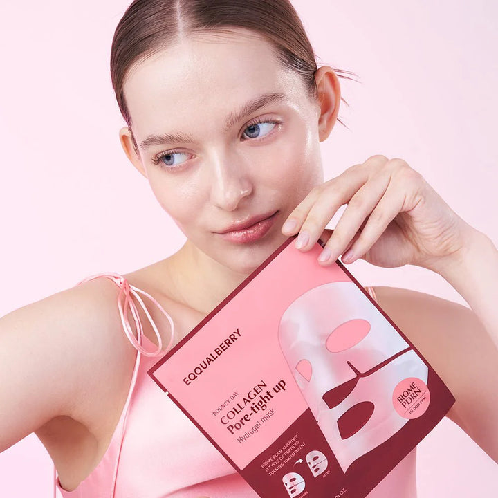 Eqqual Berry - Bouncy Day Collagen Glow Up Hydrogel Mask - HZ TANOLI LLC