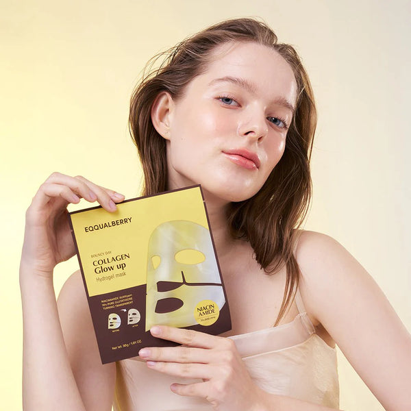 Eqqual Berry - Bouncy Day Collagen Glow Up Hydrogel Mask - HZ TANOLI LLC