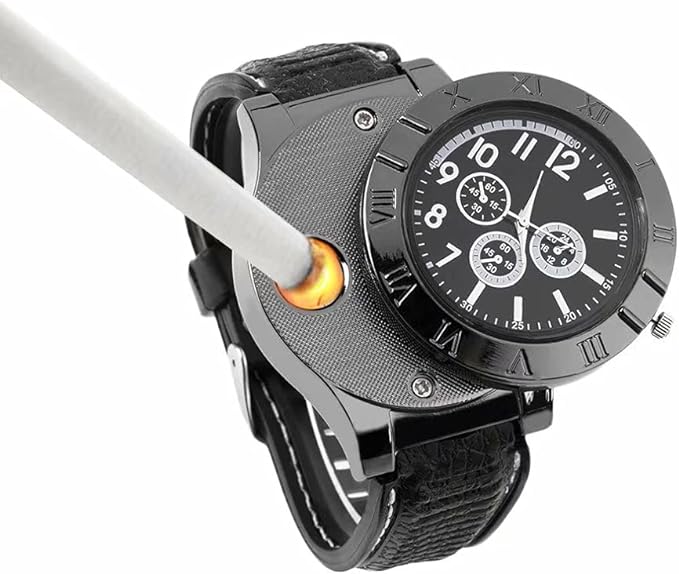 New Military USB Lighter Watch Men's - HZ TANOLI LLC