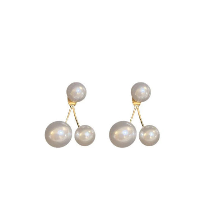 Retro Creative Women's Pearl Cherry Earrings - HZ TANOLI LLC