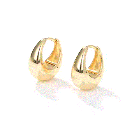 Women's Chunky Dome Earring - HZ TANOLI LLC